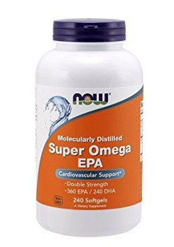 Super Omega EPA, 240 pcs, Now. Omega 3 (Fish Oil). General Health Ligament and Joint strengthening Skin health CVD Prevention Anti-inflammatory properties 