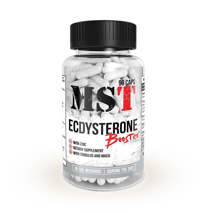 Стимулятор тестостерона MST Ecdysterone Booster, 90 капсул,  мл, MST Nutrition. Бустер тестостерона. Поддержание здоровья Повышение либидо Aнаболические свойства Повышение тестостерона 