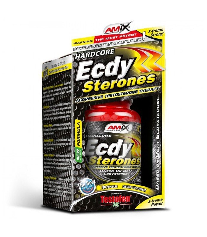 Ecdy Sterones, 90 pcs, AMIX. Testosterone Booster. General Health Libido enhancing Anabolic properties Testosterone enhancement 