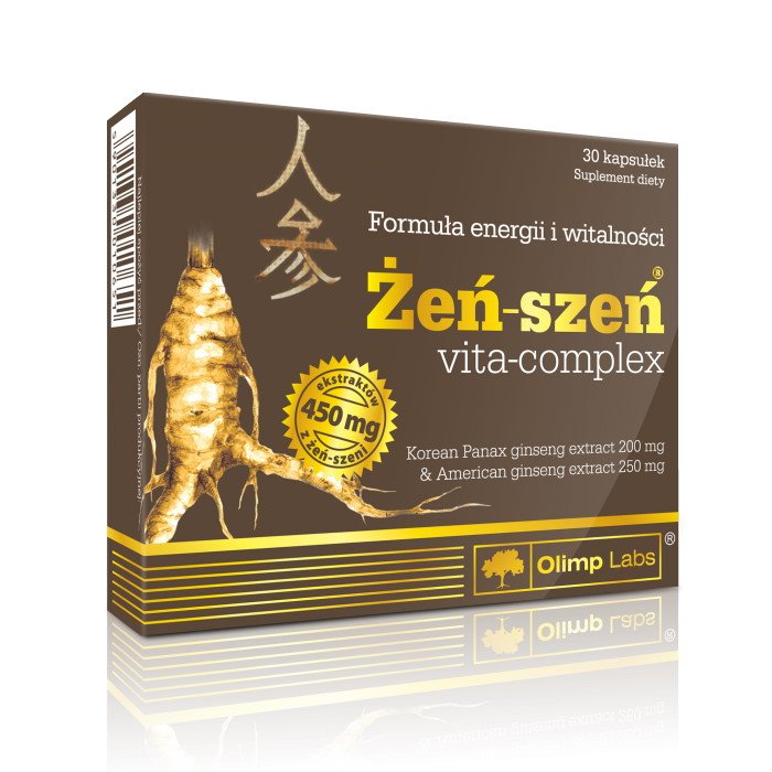 Olimp Labs Натуральная добавка Olimp Ginseng Zen Szen, 30 капсул, , 