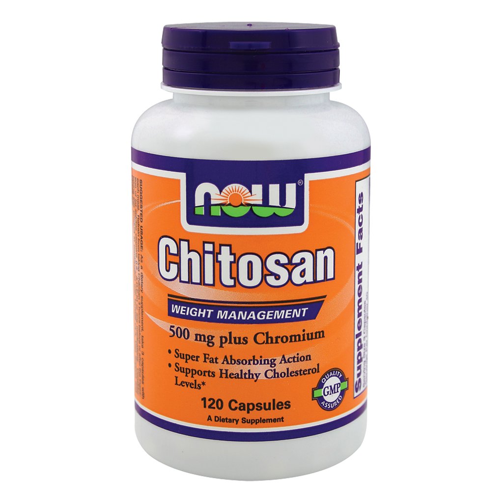 Now Chitosan 500 mg, , 120 pcs