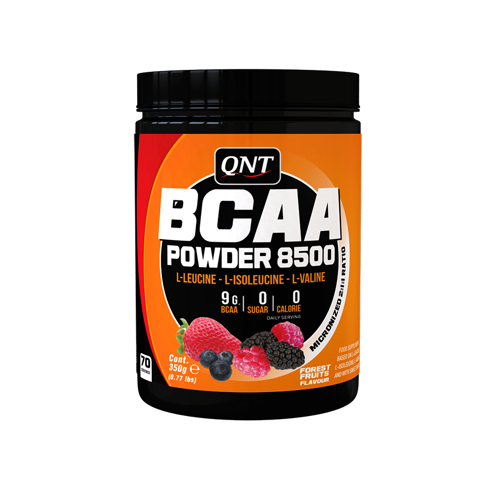 QNT BCAA Powder 8500 350 г - Forest Fruits,  мл, QNT. BCAA. Снижение веса Восстановление Антикатаболические свойства Сухая мышечная масса 