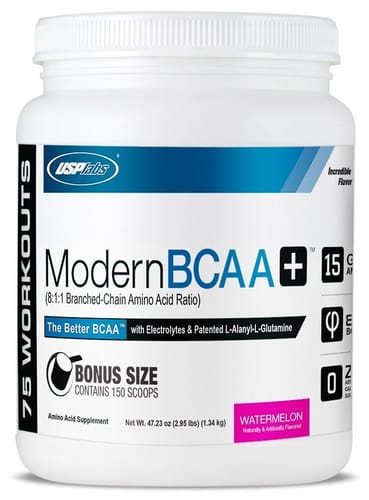 Modern BCAA+, 1340 g, USP Labs. BCAA. Weight Loss recovery Anti-catabolic properties Lean muscle mass 
