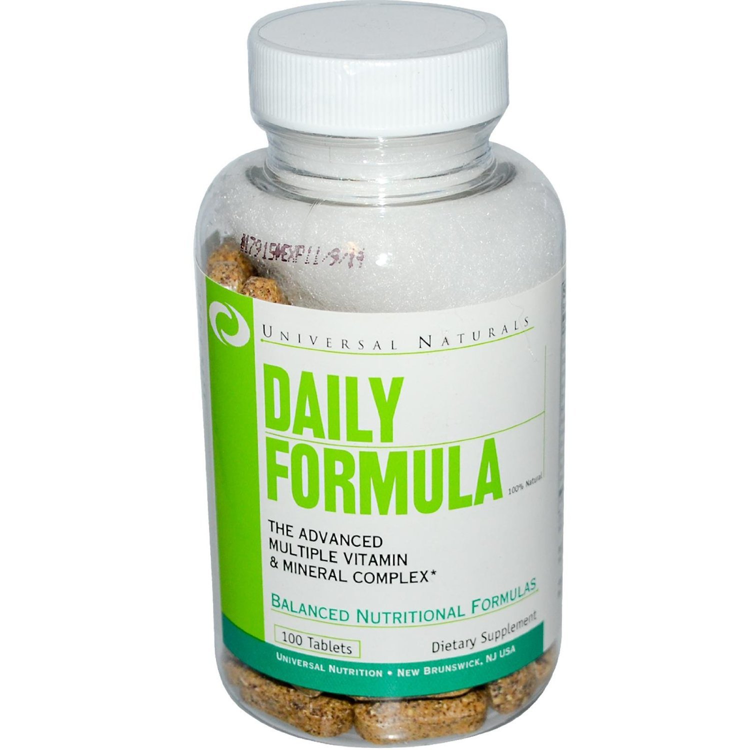 Daily Formula, 100 шт, Universal Nutrition. Витаминно-минеральный комплекс. Поддержание здоровья Укрепление иммунитета 