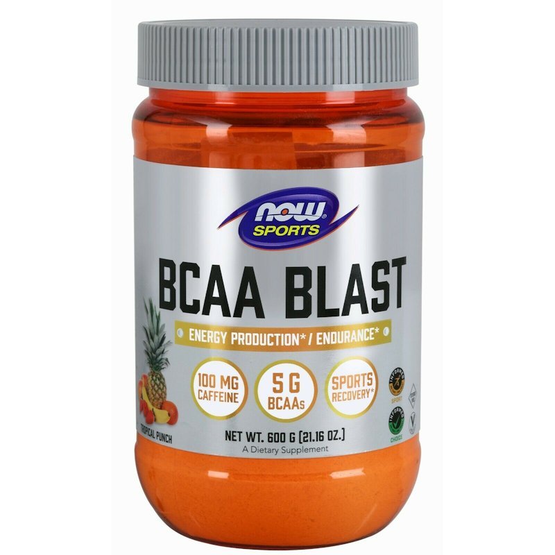 BCAA NOW BCAA Blast Powder, 600 грамм Фруктовый пунш,  ml, Now. BCAA. Weight Loss recovery Anti-catabolic properties Lean muscle mass 