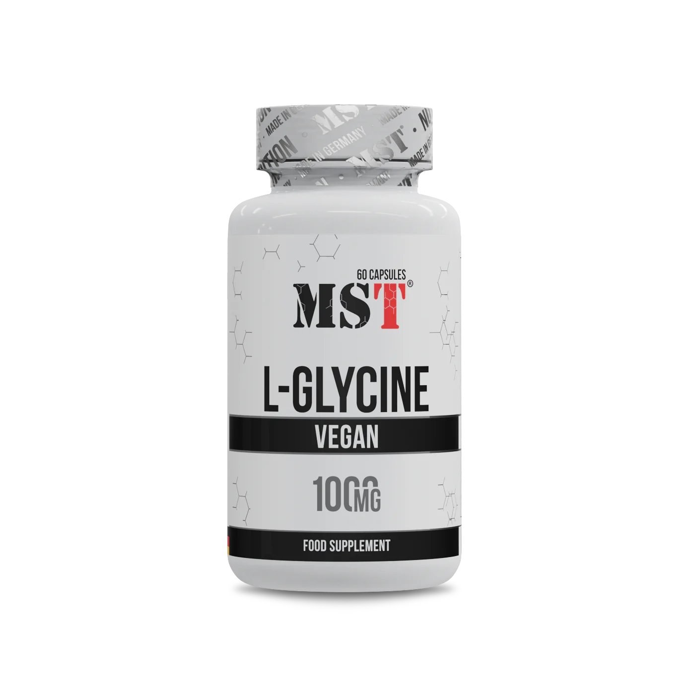 MST Nutrition Аминокислота MST Glycine 1000 mg, 60 капсул, ,