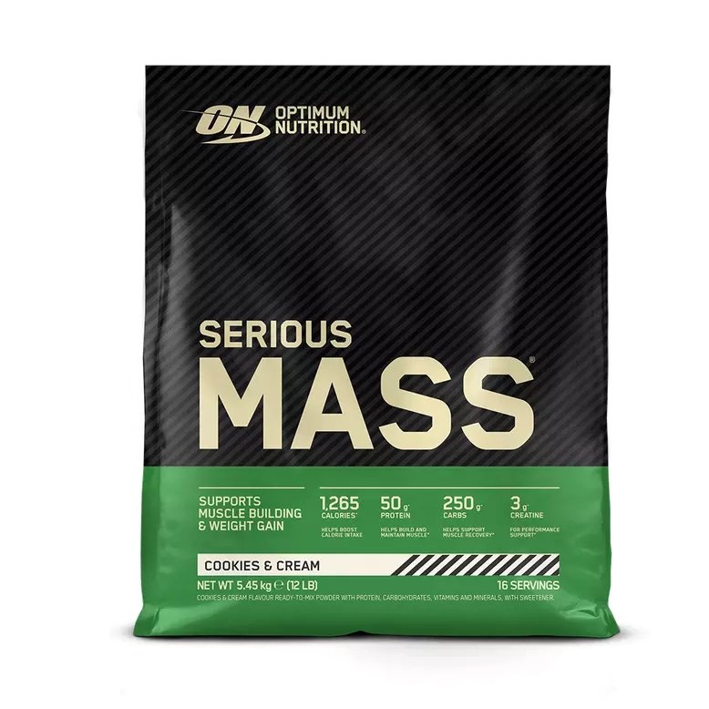 Optimum Nutrition Гейнер Optimum Serious Mass, 5.45 кг EU Печенье-крем, , 5450 г