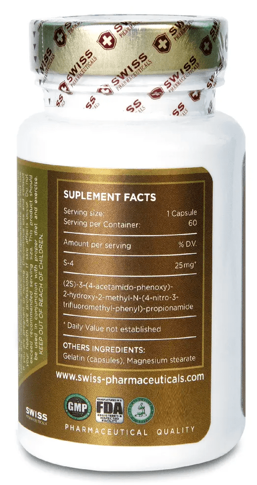 SWISS PHARMACEUTICALS  Andarine 60 шт. / 60 servings,  ml, Swiss Pharmaceuticals. SARM