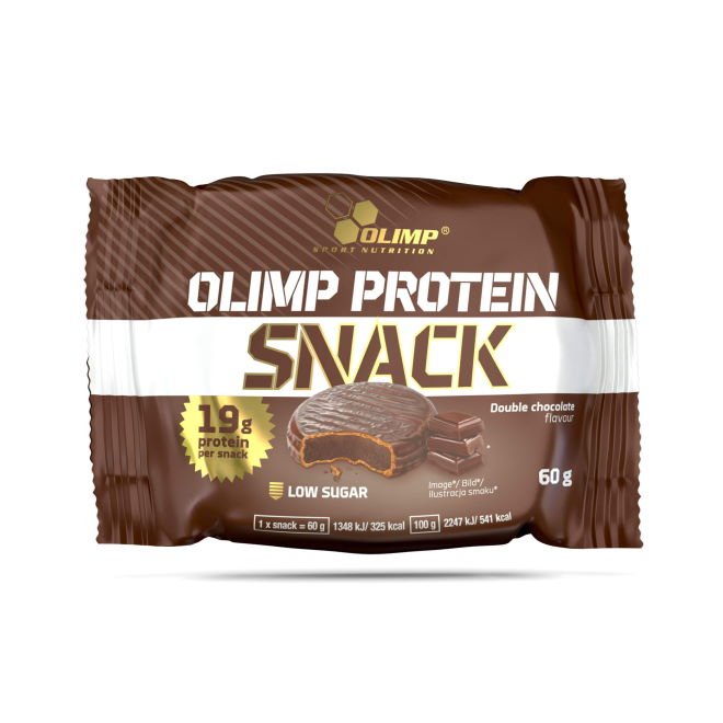 Батончик Olimp Protein Snack, 60 грамм Шоколад,  мл, Olimp Labs. Батончик. 