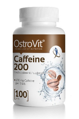 OstroVit Caffeine 200 мг - 110 tabs,  мл, OstroVit. Кофеин. Энергия и выносливость Увеличение силы 