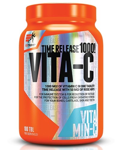 Vita-C Time Release, 100 шт, EXTRIFIT. Витамин C. Поддержание здоровья Укрепление иммунитета 