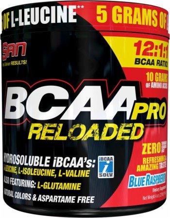 BCAA SAN BCAA-Pro Reloaded, 114 грамм Клубника-киви,  мл, San. BCAA. Снижение веса Восстановление Антикатаболические свойства Сухая мышечная масса 
