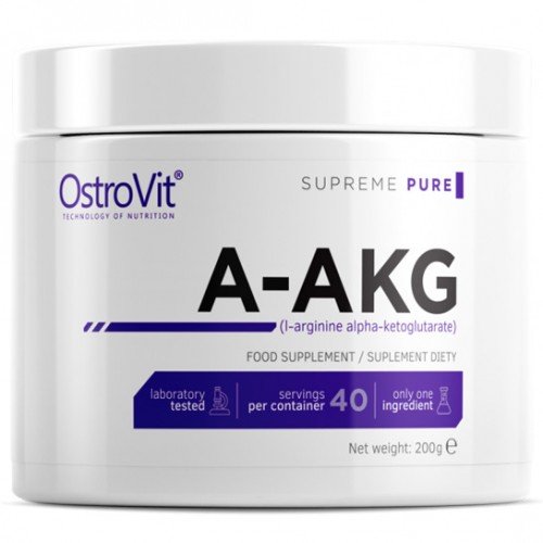 Аминокислота OstroVit A-AKG, 200 грамм Без вкуса СРОК 09.20,  мл, OstroVit. Аминокислоты. 
