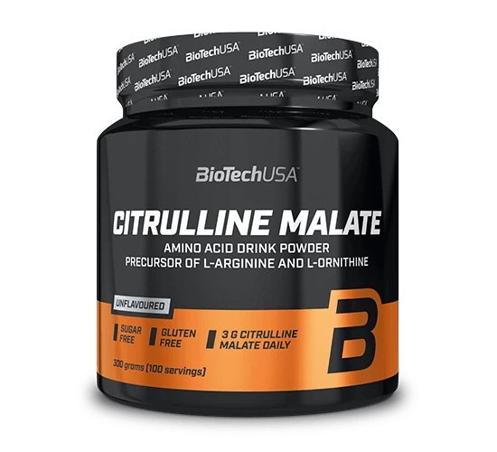 Аминокислота BioTech Citrulline Malate, 300 грамм Без вкуса,  мл, BioTech. Аминокислоты. 