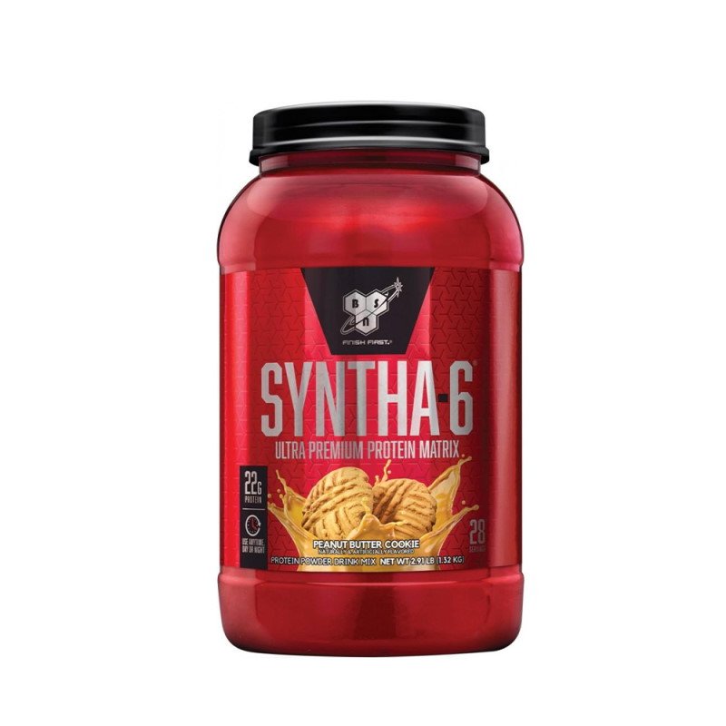 Протеин BSN Syntha-6, 1.32 кг Печенье-арахис,  мл, BSN. Протеин. Набор массы Восстановление Антикатаболические свойства 