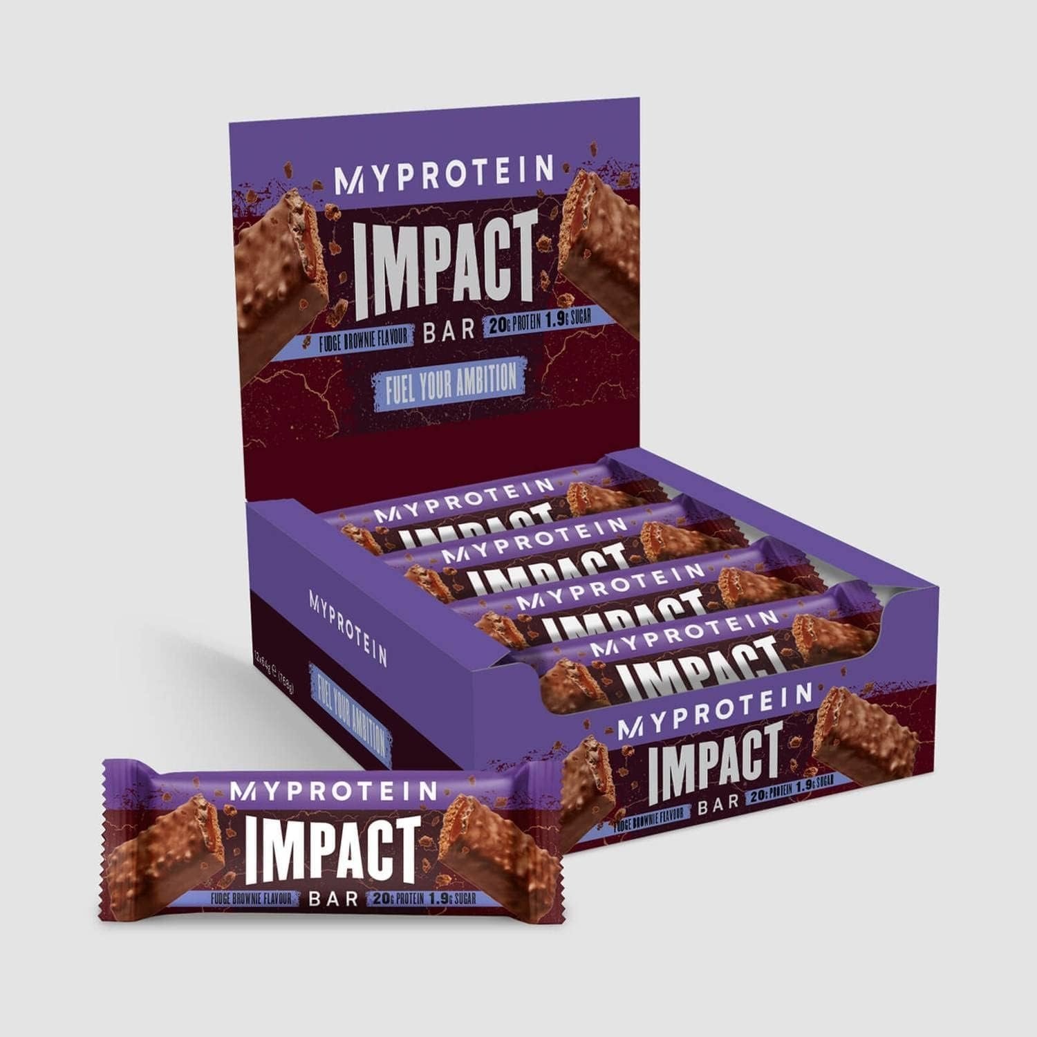 MyProtein Батончик MyProtein Impact Protein Bar, 12*64 грамм Брауни, , 768 г