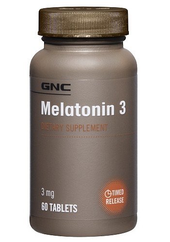 GNC Melatonin 3 mg, , 60 pcs