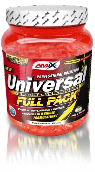 Universal Full Pack, 30 шт, AMIX. Витаминно-минеральный комплекс. Поддержание здоровья Укрепление иммунитета 