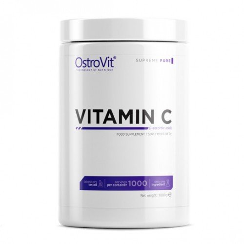 100% Vitamin C OstroVit 1000 g,  мл, OstroVit. Витамин C. Поддержание здоровья Укрепление иммунитета 