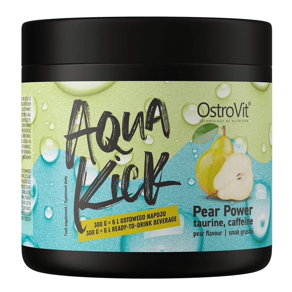 OstroVit Предтренировочный комплекс OstroVit Aqua Kick Pear Power, 300 грамм - груша, , 300 