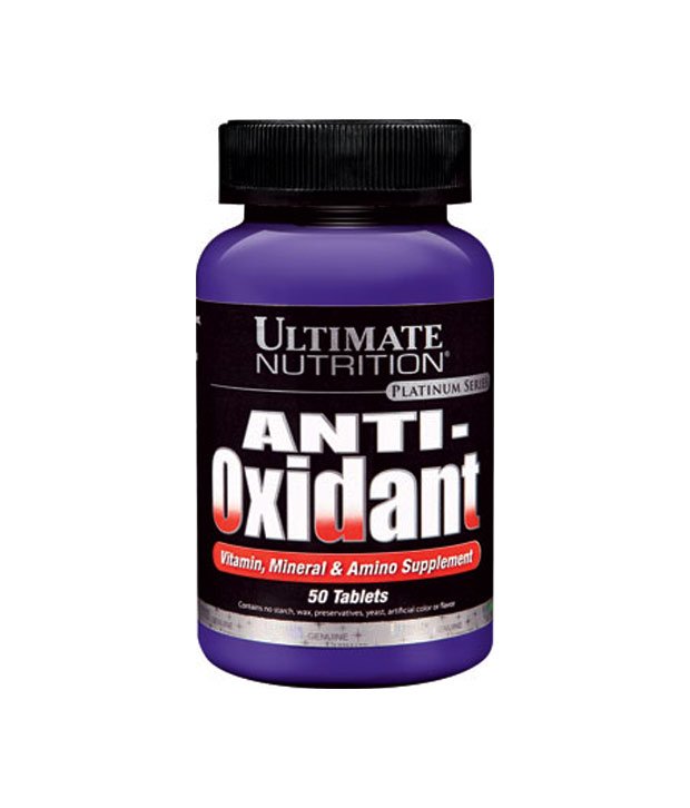 Antioxidant, 50 piezas, Ultimate Nutrition. Complejos vitaminas y minerales. General Health Immunity enhancement 