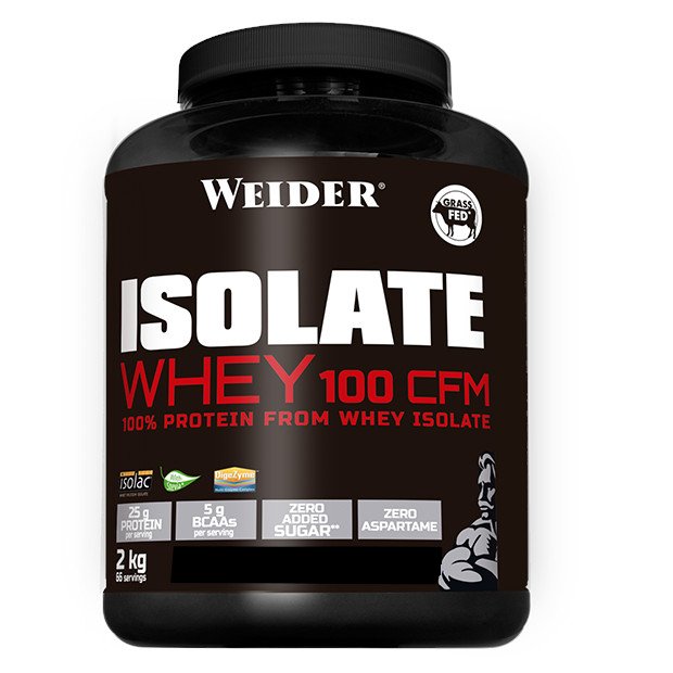 Протеин Weider CFM Whey Isolate 100, 2 кг Ваниль-сливки,  мл, Weider. Протеин. Набор массы Восстановление Антикатаболические свойства 