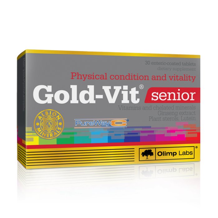 Витамины и минералы Olimp Gold Vit for Senior, 30 капсул,  ml, Olimp Labs. Vitaminas y minerales. General Health Immunity enhancement 