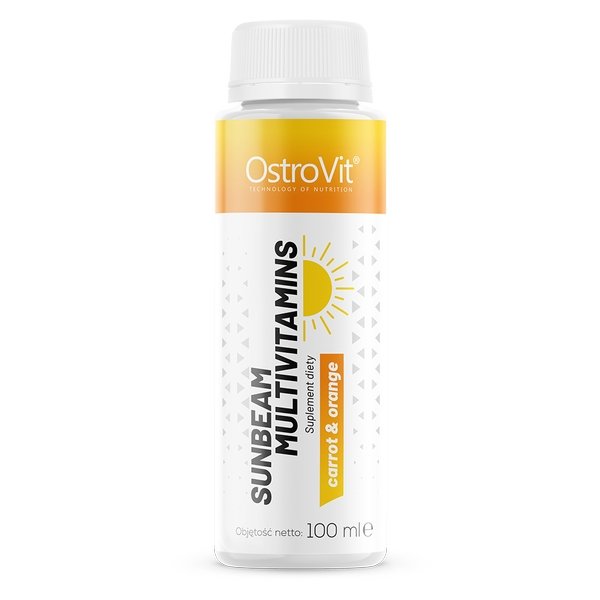 Витамины и минералы OstroVit Sunbeam Multivitamins Shot, 100 мл Морковь-апельсин,  мл, OstroVit. Витамины и минералы. Поддержание здоровья Укрепление иммунитета 