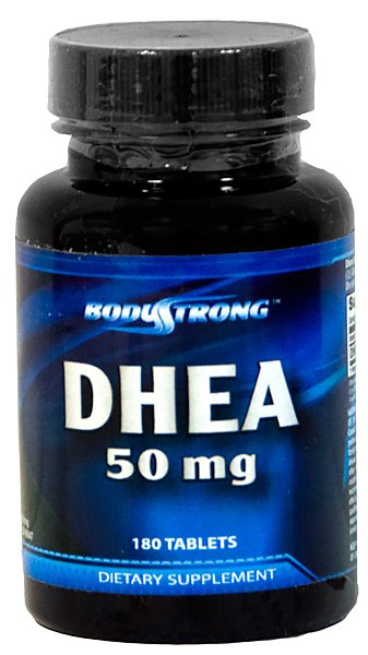 DHEA 50 mg, 180 шт, BodyStrong. Бустер тестостерона. Поддержание здоровья Повышение либидо Aнаболические свойства Повышение тестостерона 