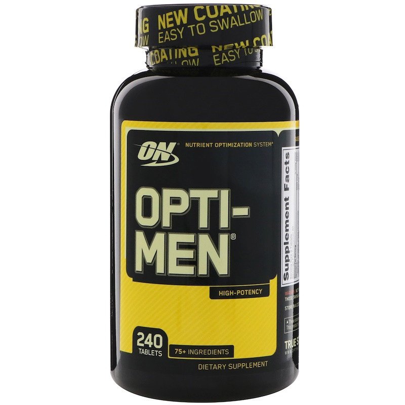 ON Opti - Men 240 т,  мл, Optimum Nutrition. Витамины и минералы. Поддержание здоровья Укрепление иммунитета 