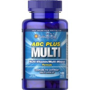 ABC Plus Multi, 100 pcs, Puritan's Pride. Vitamin Mineral Complex. General Health Immunity enhancement 