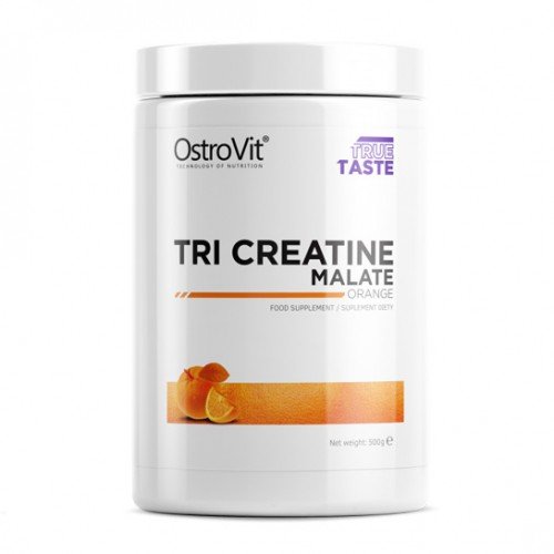 Креатин OstroVit Tri Creatine Malate, 500 грамм Апельсин,  мл, OstroVit. Креатин. Набор массы Энергия и выносливость Увеличение силы 