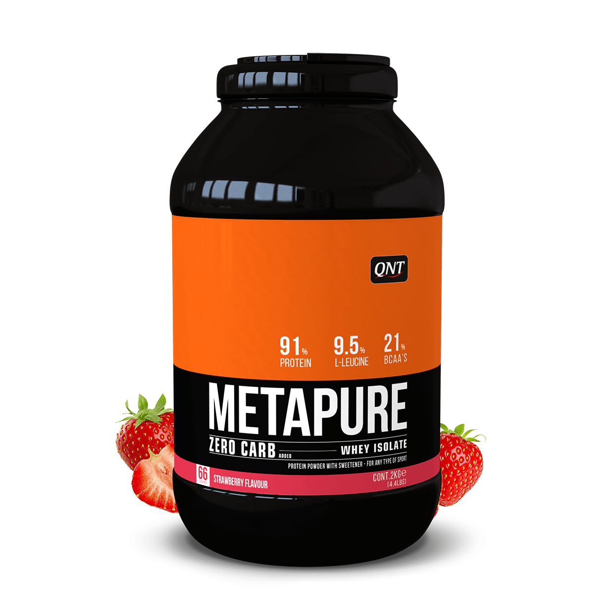 QNT Сывороточный протеин изолят QNT Metapure ZC Isolate (2 кг) метапур strawberry, , 