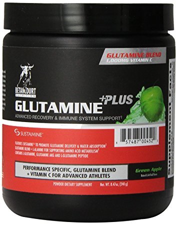 Glutamine Plus, 240 g, Betancourt. Glutamine. Mass Gain recovery Anti-catabolic properties 