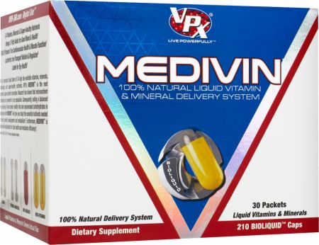 Medivin, 30 шт, VPX Sports. Витаминно-минеральный комплекс. Поддержание здоровья Укрепление иммунитета 