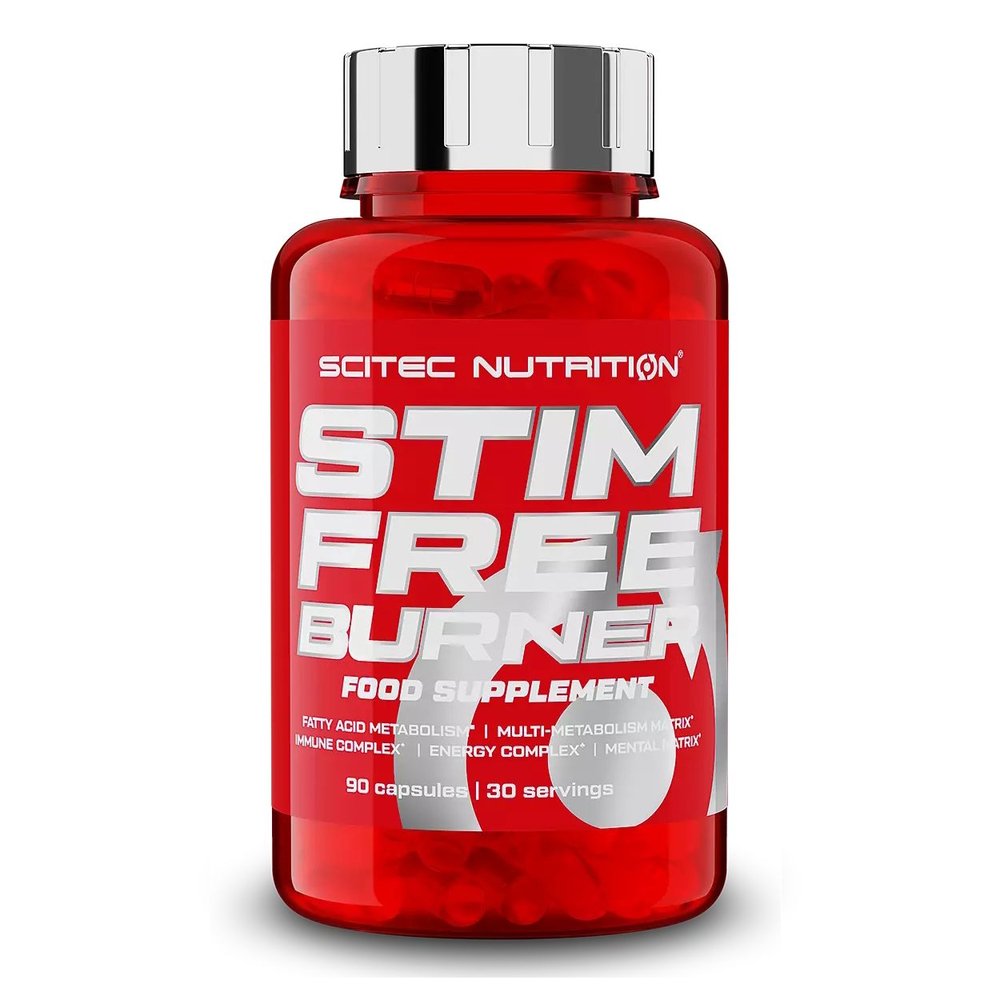 Жиросжигатель Scitec Stim Free Burner, 90 капсул,  ml, Scitec Nutrition. Fat Burner. Weight Loss Fat burning 