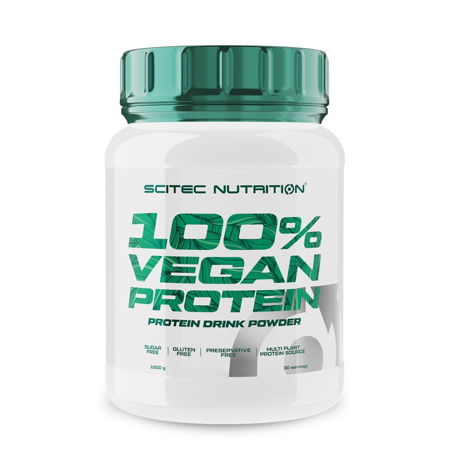 Протеин Scitec 100% Vegan Protein, 1 кг Лесной орех-Грецкий орех,  мл, Scitec Nutrition. Протеин. Набор массы Восстановление Антикатаболические свойства 