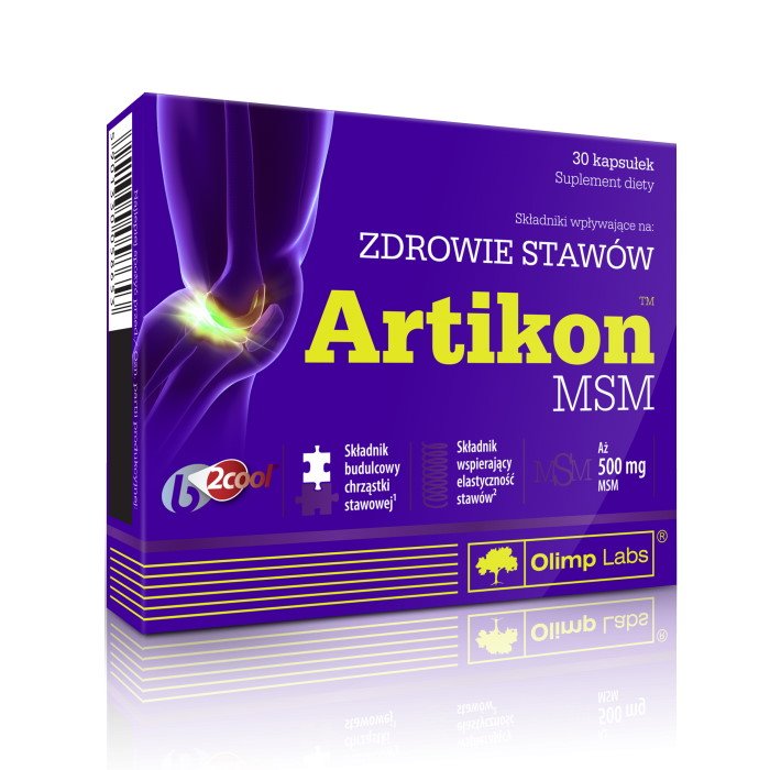 Для суставов и связок Olimp Artikon MSM, 30 капсул,  ml, Olimp Labs. For joints and ligaments. General Health Ligament and Joint strengthening 