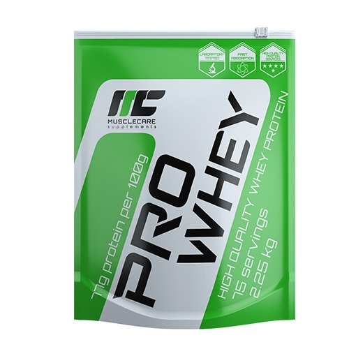Протеин Muscle Care Pro Whey 80, 2.25 кг Банан,  ml, Multipower. Protein. Mass Gain recovery Anti-catabolic properties 