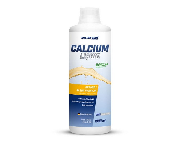 Жидкий Кальций Energy Body Calcium Liquid (1 л) orange,  ml, Energybody. Calcium Ca. 