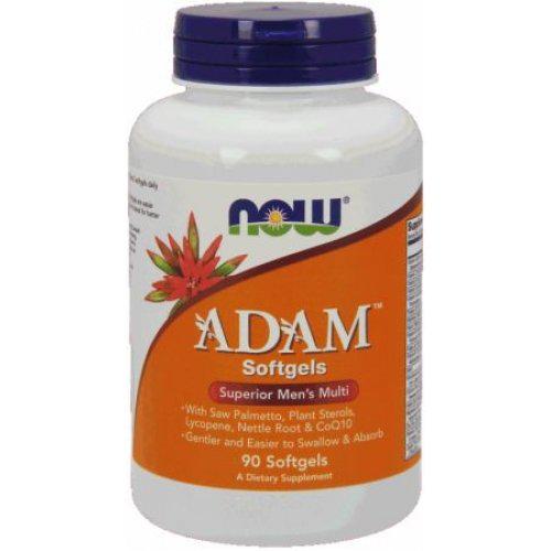 NOW Adam Male Multi - 90 софт кап,  мл, Now. Витамины и минералы. Поддержание здоровья Укрепление иммунитета 