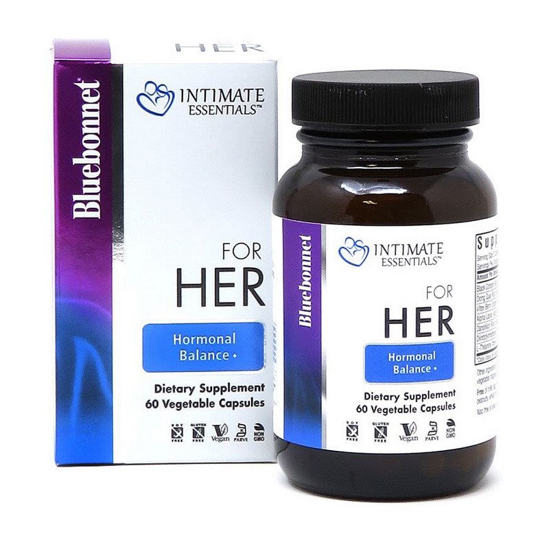 Витамины для женщин Bluebonnet Nutrition For Her Hormonal Balance 60 капсул,  ml, Bluebonnet Nutrition. Vitamins and minerals. General Health Immunity enhancement 