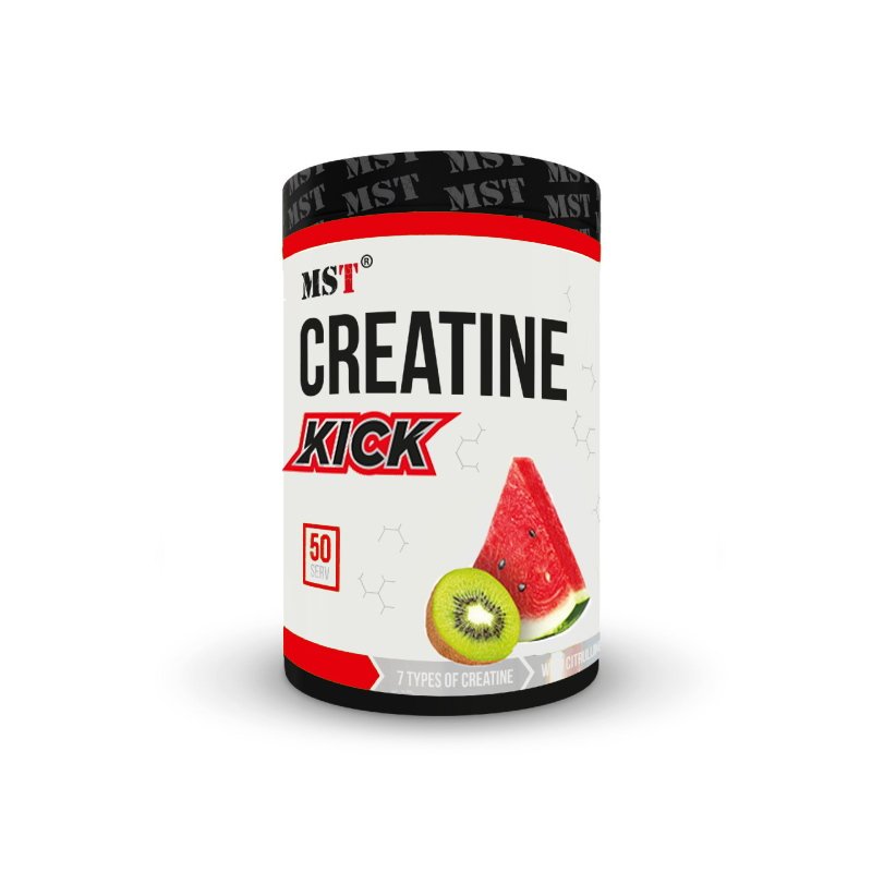 Креатин MST Creatine Kick, 500 грамм Арбуз-киви,  мл, MST Nutrition. Креатин. Набор массы Энергия и выносливость Увеличение силы 