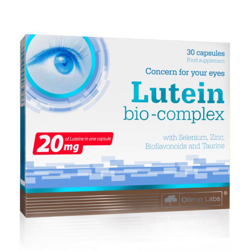 Olimp Labs Натуральная добавка Olimp Lutein Bio-Complex, 30 капсул, , 