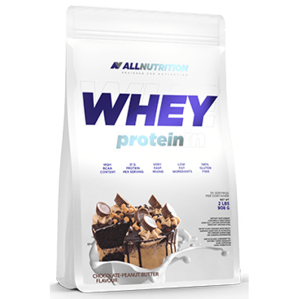 AllNutrition Сывороточный протеин концентрат AllNutrition Whey Protein (900 г) алл нутришн Chocolate Peanut Butter, , 