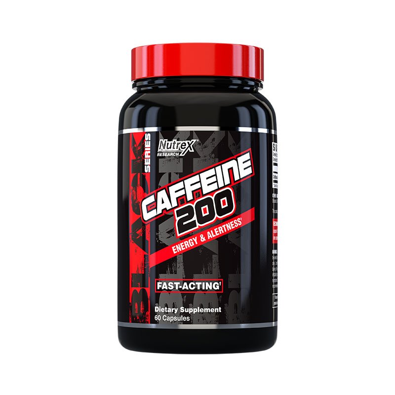 Предтренировочный комплекс Nutrex Research Caffeine 200, 60 капсул,  ml, Nutrex Research. Pre Workout. Energy & Endurance 