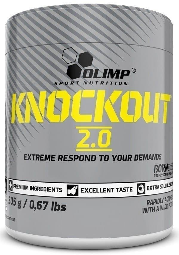 Предтреник Olimp Knockout 2.0 (305 г) олимп нокаут груша,  мл, Olimp Labs. Предтренировочный комплекс. Энергия и выносливость 