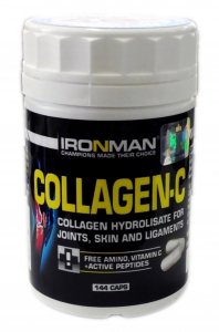 Коллаген - С, 144 шт, Ironman. Коллаген. Поддержание здоровья Укрепление суставов и связок Здоровье кожи 