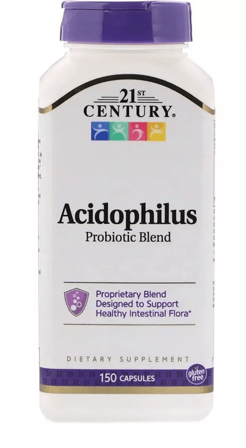 Суміш пробіотиків 21st Century Acidophilus Probiotic Blend 150 caps,  мл, 21st Century. Спец препараты. 