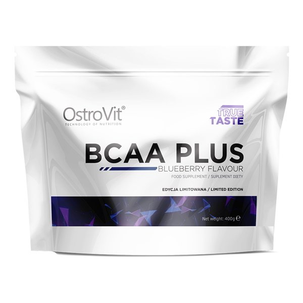 BCAA OstroVit BCAA Plus, 400 грамм Ежевика,  мл, OstroVit. BCAA. Снижение веса Восстановление Антикатаболические свойства Сухая мышечная масса 